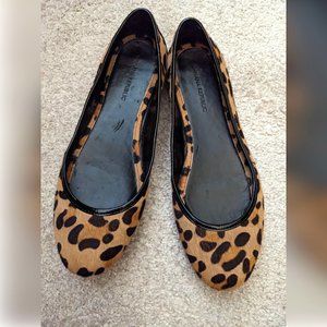Banana Republic Leopard Print Ballet Flats, Size 6.5